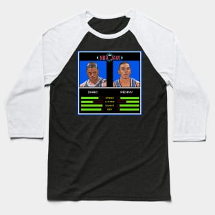 Shaq & Penny - NBA Jam Edition Baseball T-Shirt